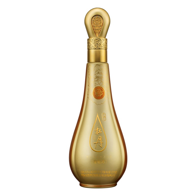 【雙溝新品精裝版】5A級金牡丹40.8度500ml單瓶裝綿柔型白酒